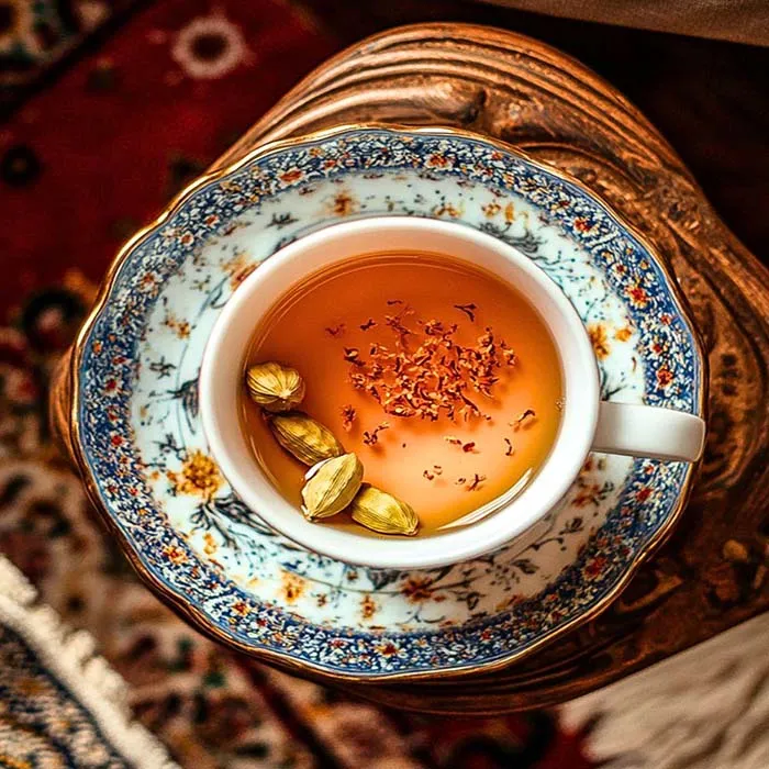 چای زعفران