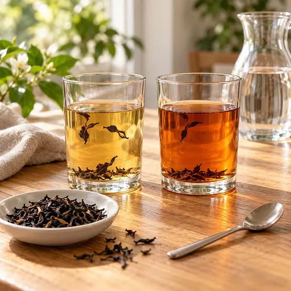 تشخیص چای رنگ دار